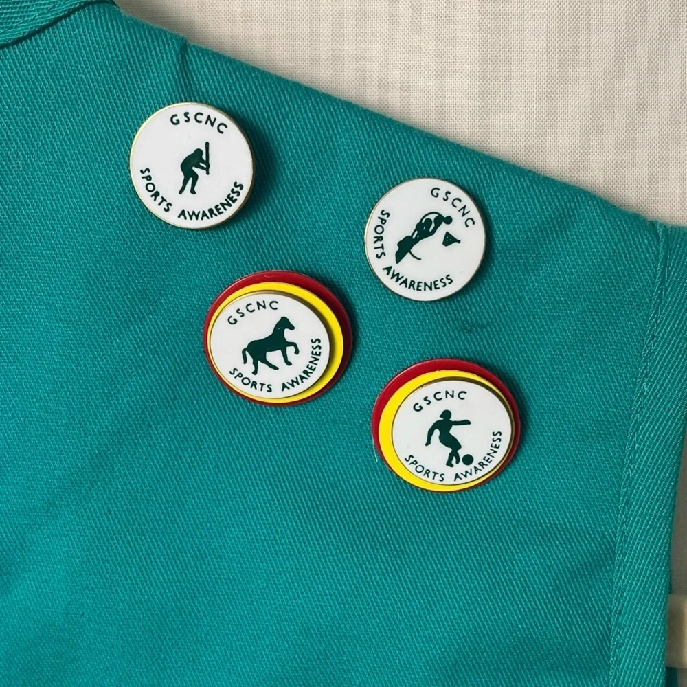 Vintage 90s Girl Scouts USA Badge Vest 1994-96 Honor Troop Patch Lot Union Tag